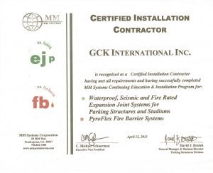 MM System Certified Installation 2013